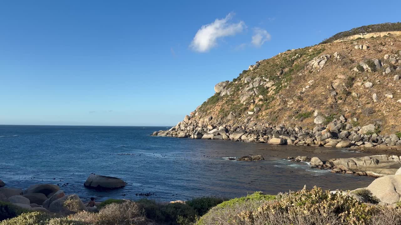 Un'insenatura vicino a Llandudno a Città del Capo, Sudafrica