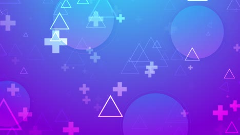 geometric shapes luxury motion graphics tech glow cyber circle laser figure technology on abstract