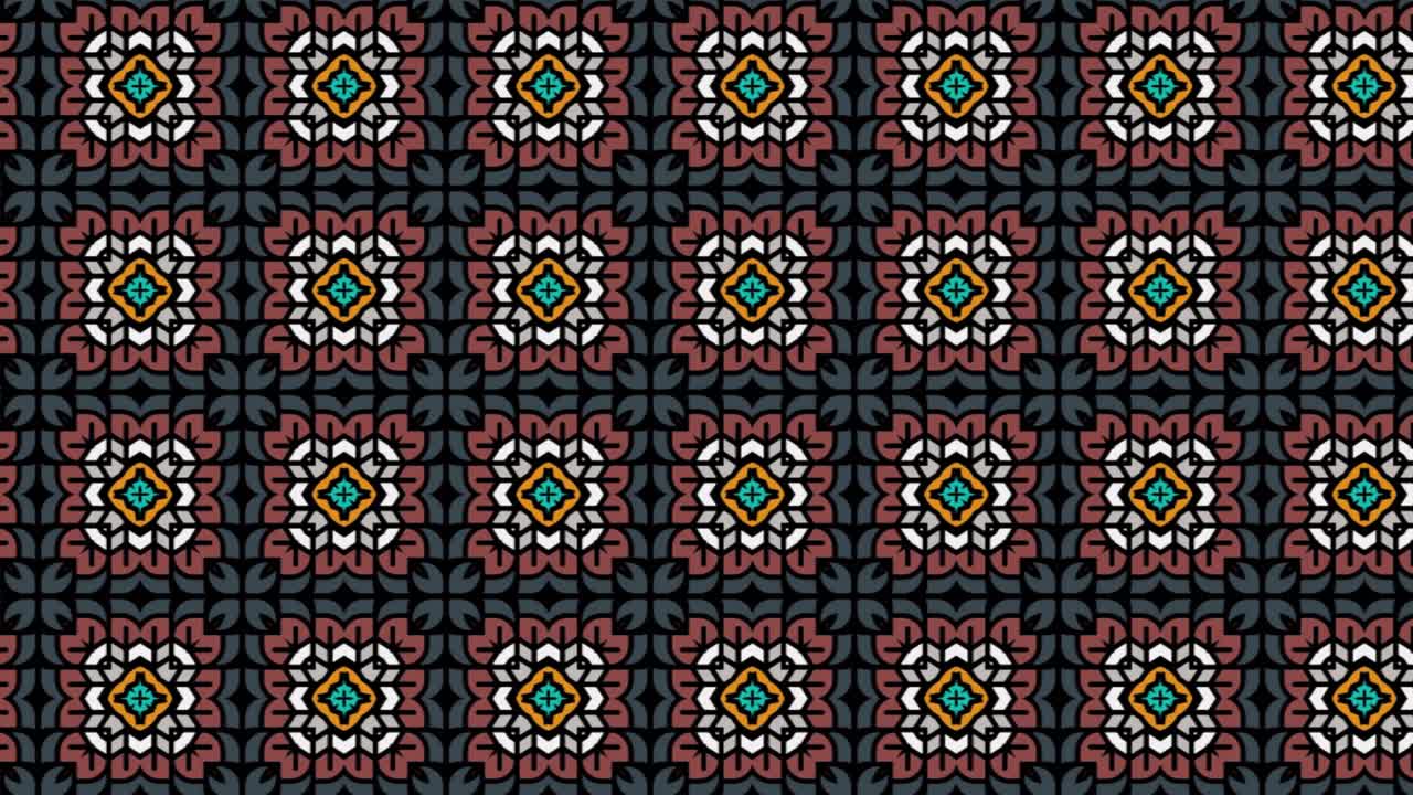 telón de fondo de diseño de patrón de mosaico étnico indígena deslizante