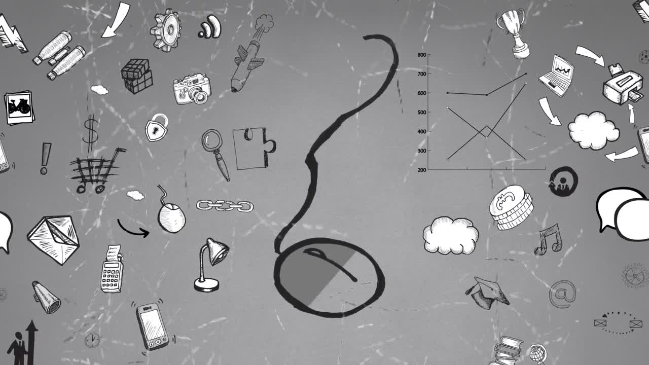 compuesto digital de un ratón de computadora