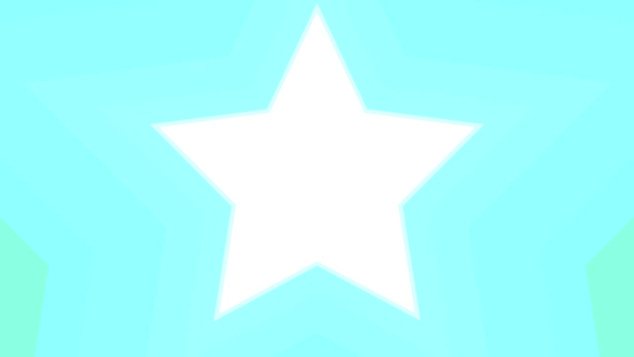 bucle de fondo de estrellas coloridas