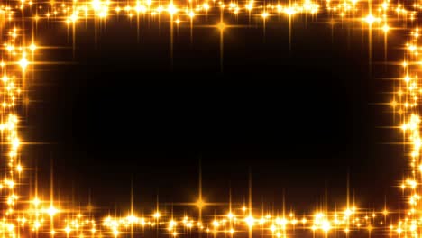 golden glowing star particle background