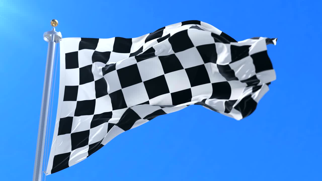 오픈  싱글 좌석 레이싱 카 오픈 싱글  레이싱 카 레이싱 발 파란 하늘, 루프와 함께 바람에 흔들리고