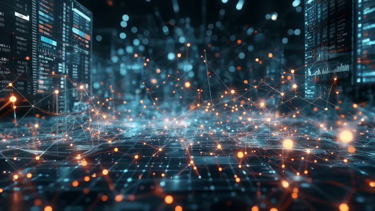 visualización de la red digital