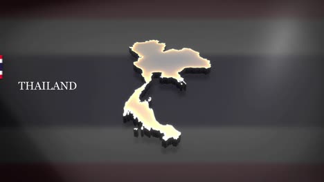 3d animated map of thailand
