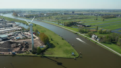 rotating windmill in nieuwe gouwe o