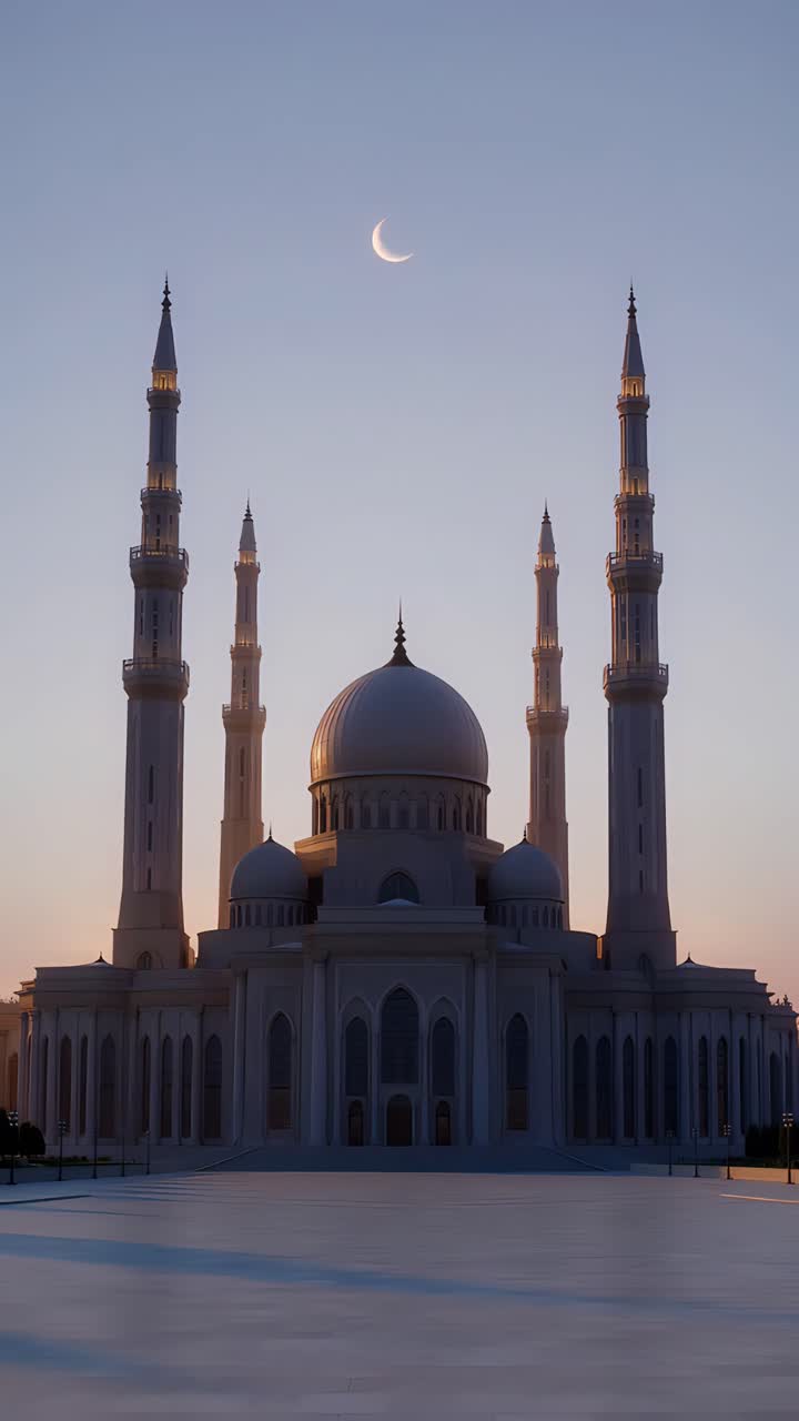 Eid al-Adha Moschea Sfondo islamico 4K