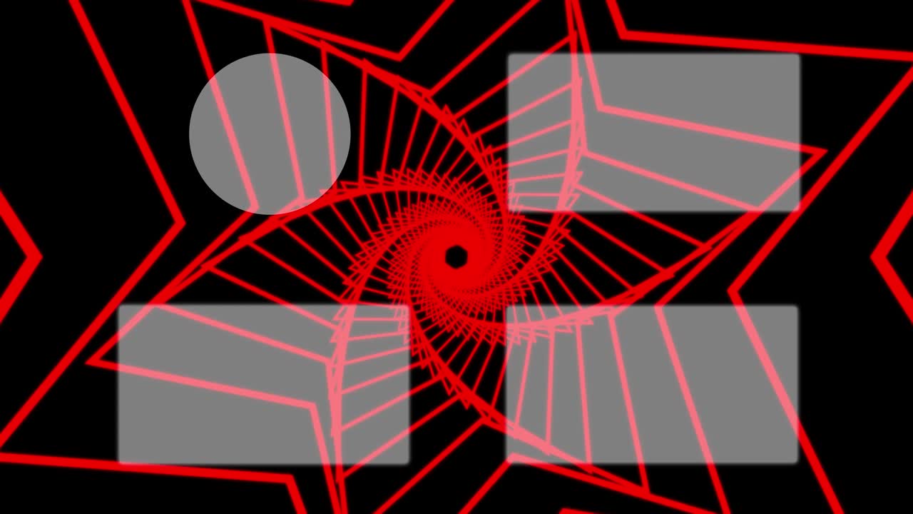 모양 연속 진행 끝 카드 끝 화면 모션 그래픽