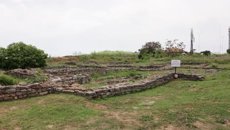 ruins of small roman bath in cape kaliakra, southern dobruja, bulgaria