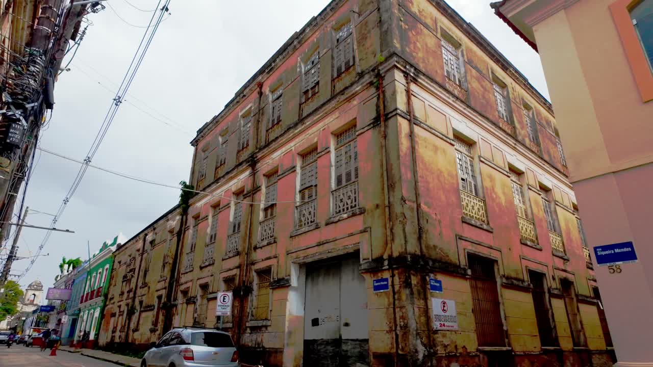 Old Building in Urban Setting