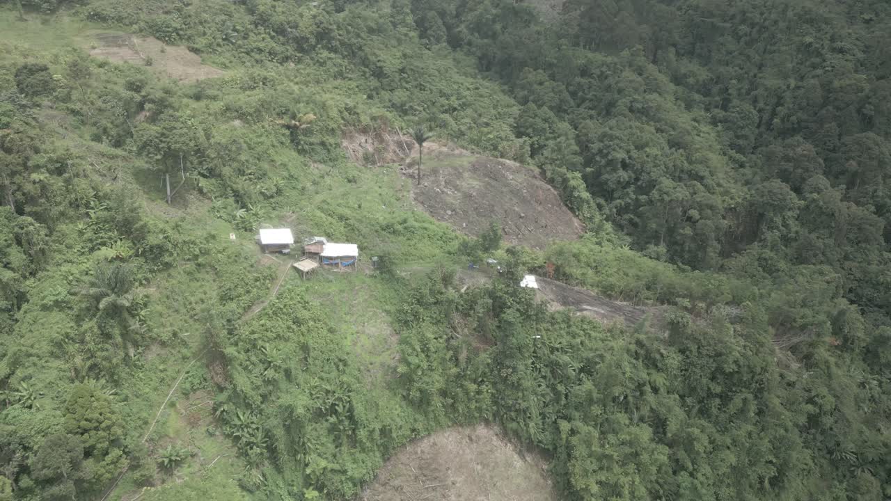 Beautiful Aerial View Of De'Remin Kpg Sapit Padawan Sarawak