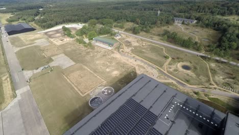 Old-military-airbase-with-working-radar