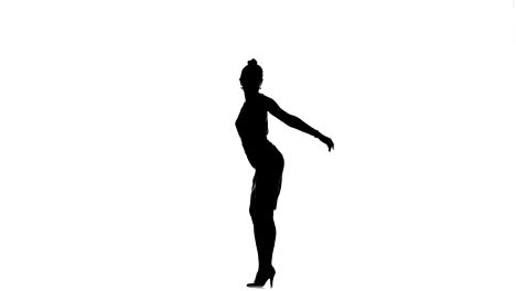 woman dancing silhouette