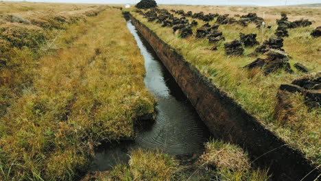 Torfabbaugebiet-Auf-Der-Insel-Islay