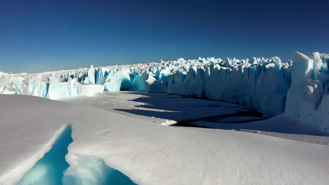 웅장한 빙하 풍경