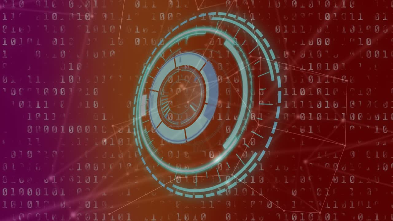 Animation of scope scanning with network over binary coding
