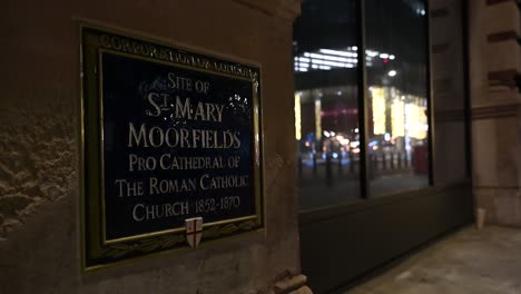 site of st mary moorfiels pro cathedral of the roman catholic church 1852 - 1870, london, united kingdom