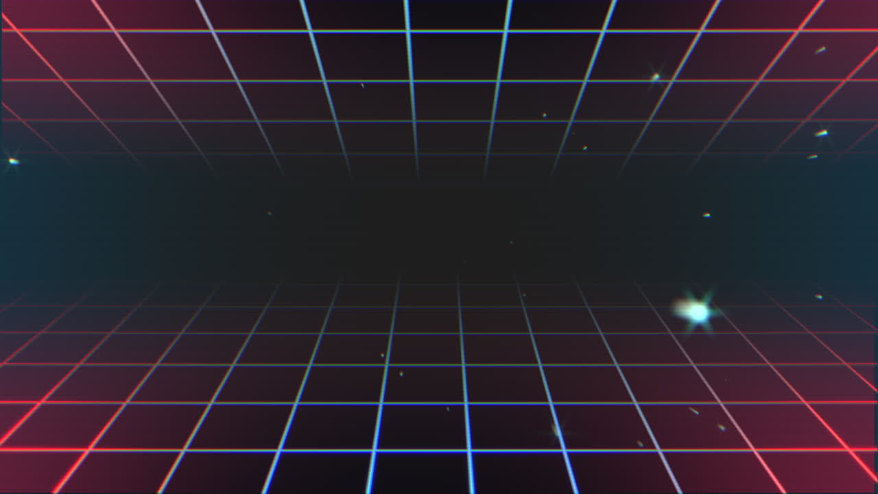 다채로운 추상적인 예술 작품, 활기차고 역동적인 사각형이 빈 방을 채니다.