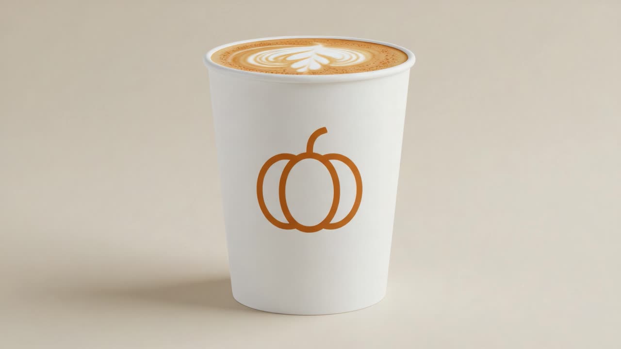 pumpkin,coffee,latte,spice,drink,cup,art,foam,beverage,warmth,autumn,comfortable,flavor,cream,caffeine,enjoyment,aroma,whipped,restaurant,treat,seasonal,design,style,picture,minimal,charming,delicious,sip,relaxation,tasting,serve,presentation,inviting,morning,savor,joy,happy,celebration