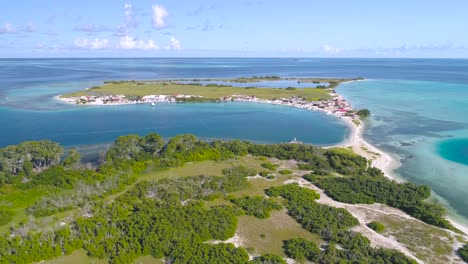 aerial drone footage of madrisky los roques venezuela