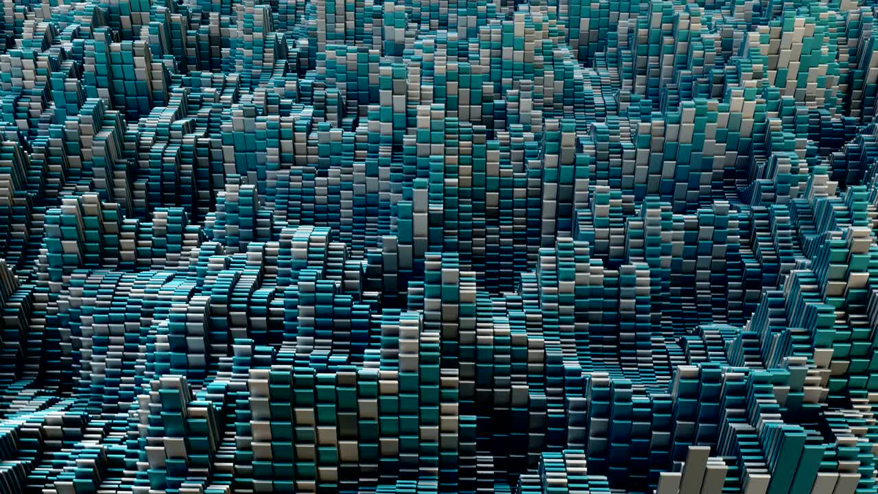 el concepto de cadena de bloques abstracto de 4k.