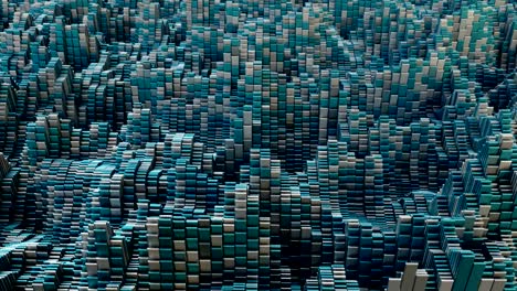 4K Abstract Blockchain Concept.