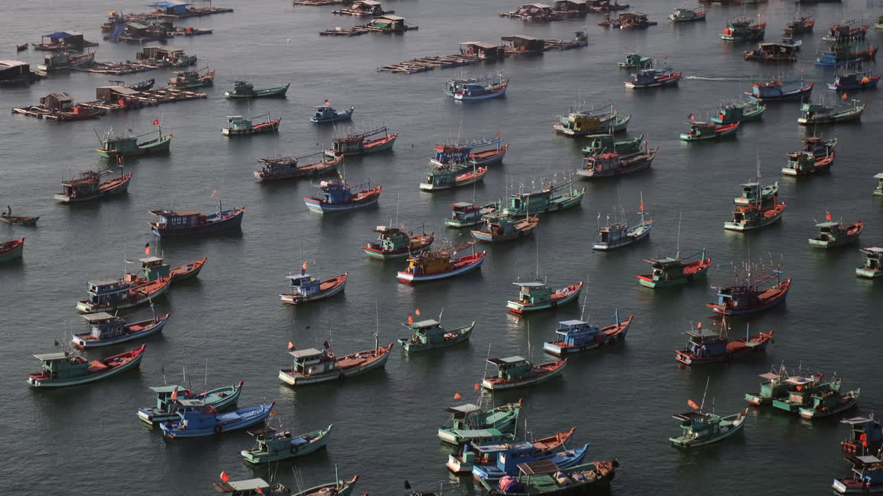 Fishing Fleet at Sea