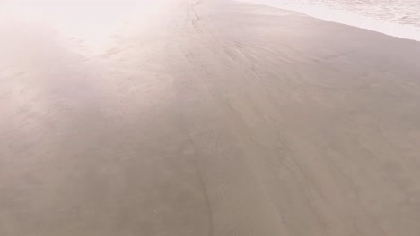 aerial view of an oregon beach