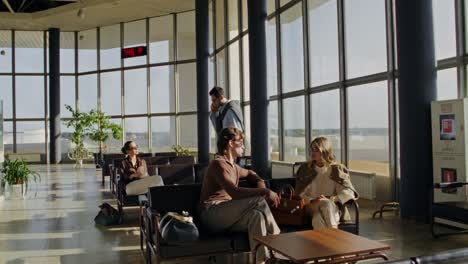 airport waiting area