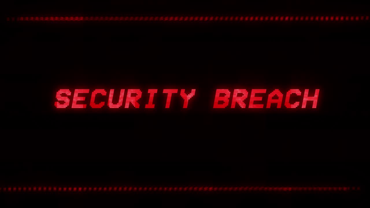 mensaje de advertencia de texto encontrado en la animación de bucle de pantalla,