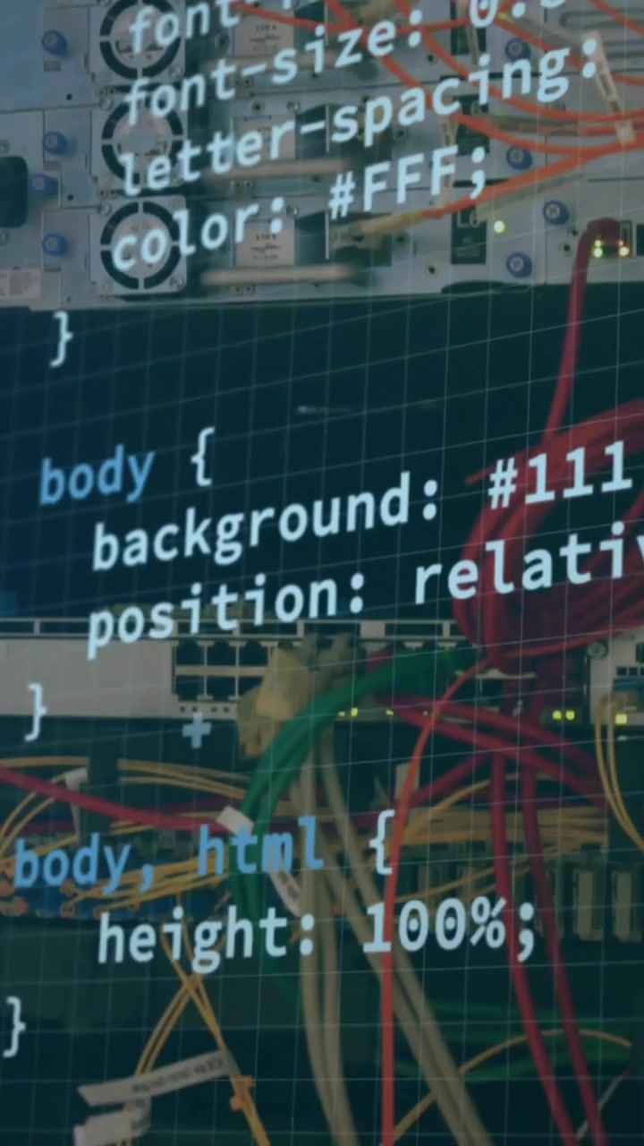 Animation de traitement de données avec balayage sur des serveurs informatiques
