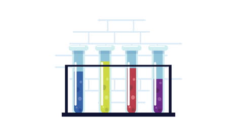 tubes test in baker laboratory