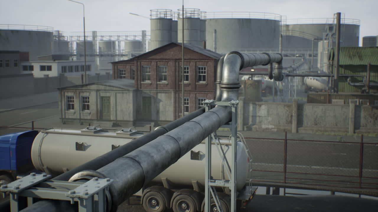 석유 정제 장비 를 갖춘 석유 및 가스 산업 구역