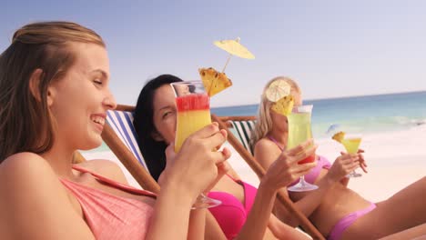 friends relaxing together