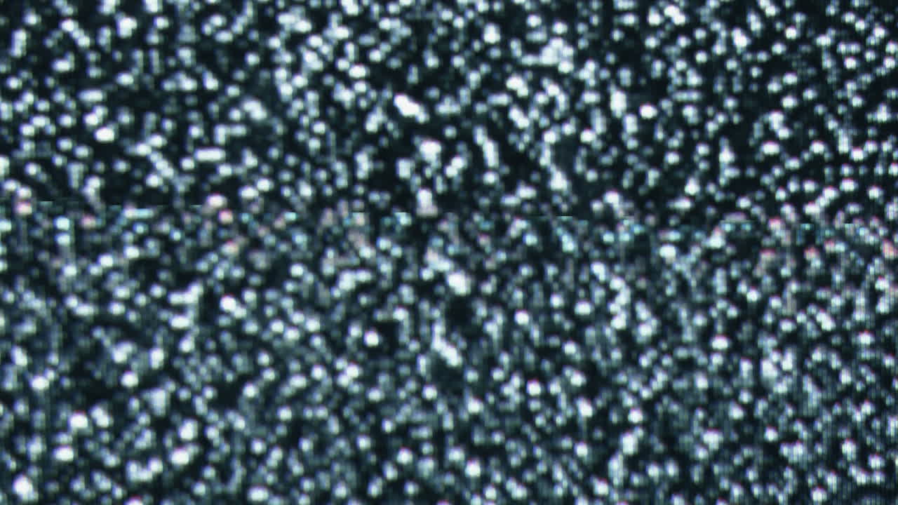 tv estática y ruido fallo en la pantalla de televisión vcr con mala señal