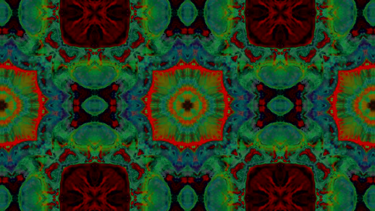 movimiento de fondo de kaleidoscopio abstractamente colorido