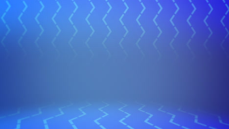 dynamic blue wavy pattern on dark background, engaging zigzag lines