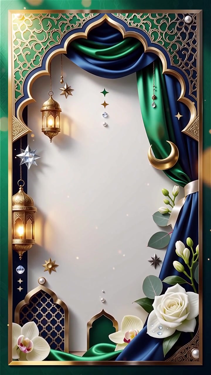 Compleanno del Profeta Maometto Mawlid al-Nabi Sfondo Islamico