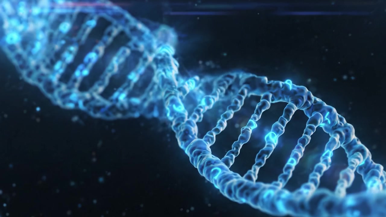 Esplorando i misteri del DNA: una visualizzazione dettagliata dell'elegante struttura a doppia elica e del suo ruolo fondamentale in biologia e genetica.