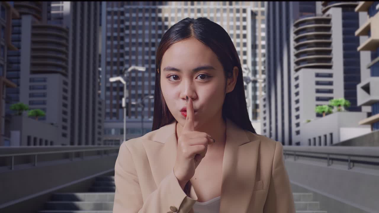 도시 풍경에 있는 사업가