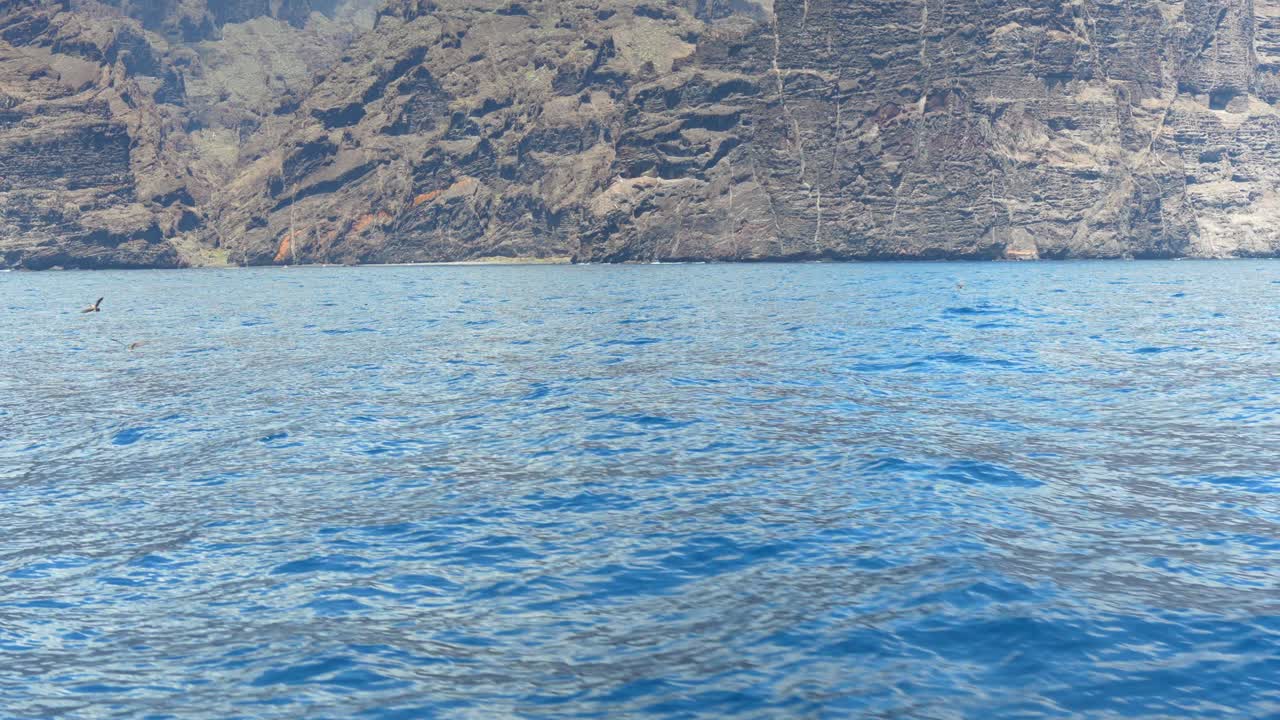 자유의 느낌의 관점, 빛의 휴가 목적지에서 파란 물에서 항해