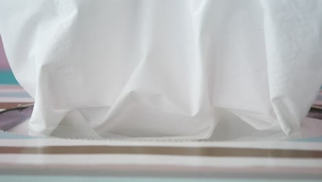 close up of a tissue box