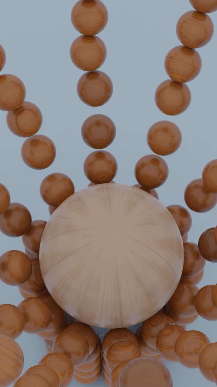 추상적인 나무 기하학적 배열