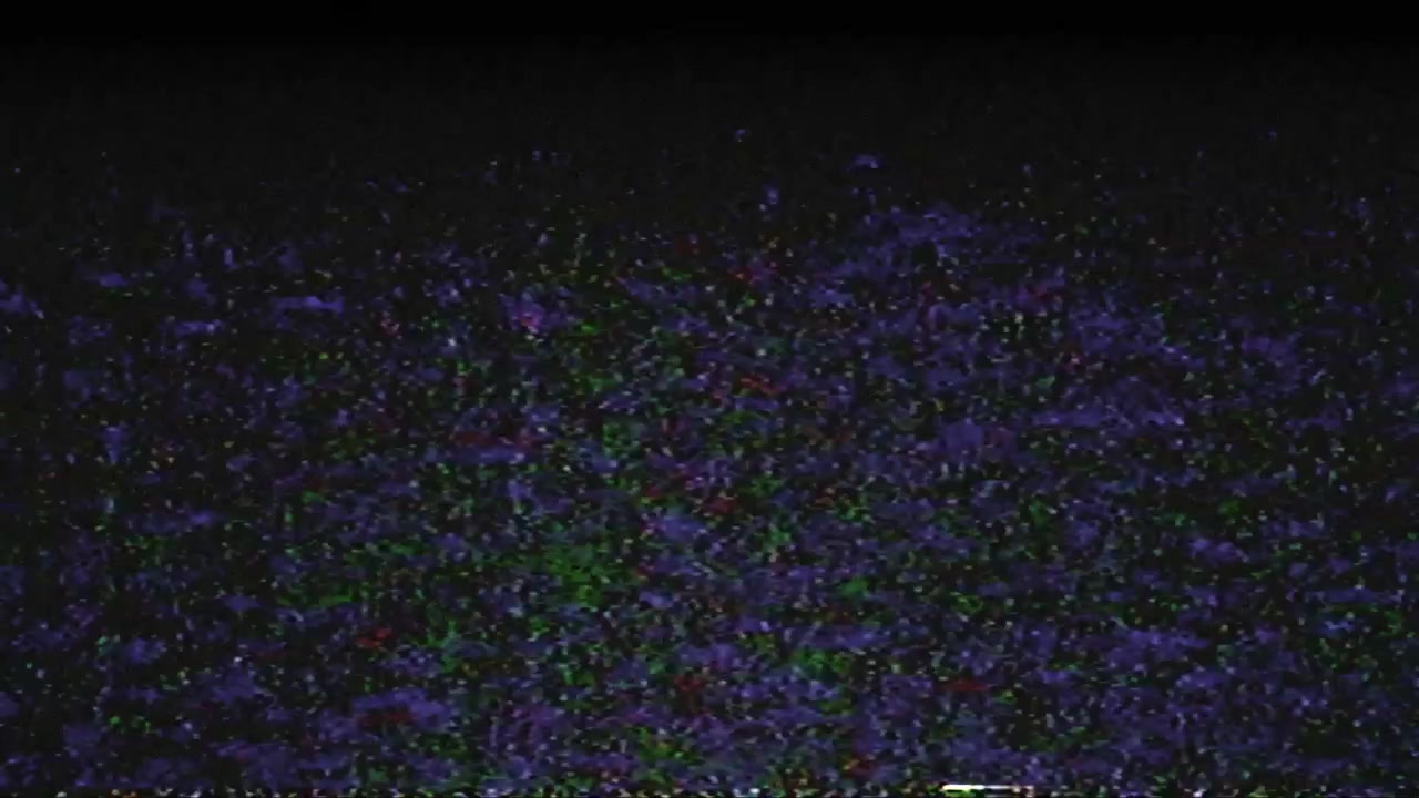 Retro VHS Static Noise and Glitch Interference