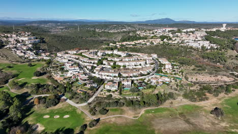 from above: montpellier's affluent neighborhoods stand in contrast to la mosson'