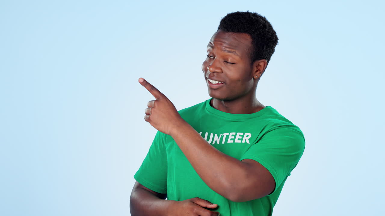 Vote, hands and decision by confused man