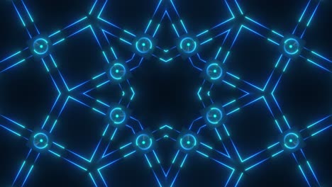 patrón geométrico de neón abstracto