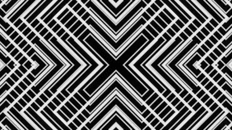 animación en blanco y negro suave para visualizaciones de espectáculos y conciertos