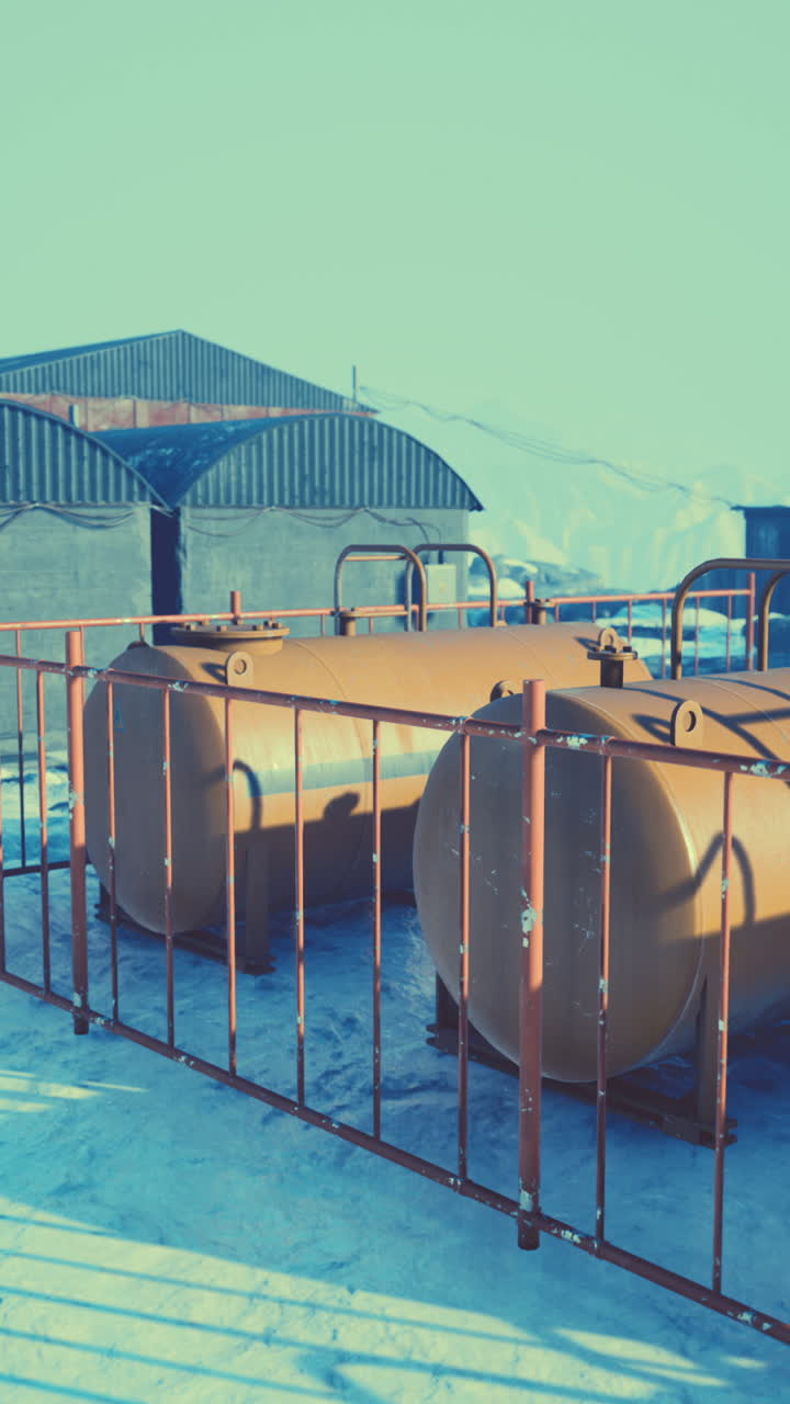 눈 속의 산업 크