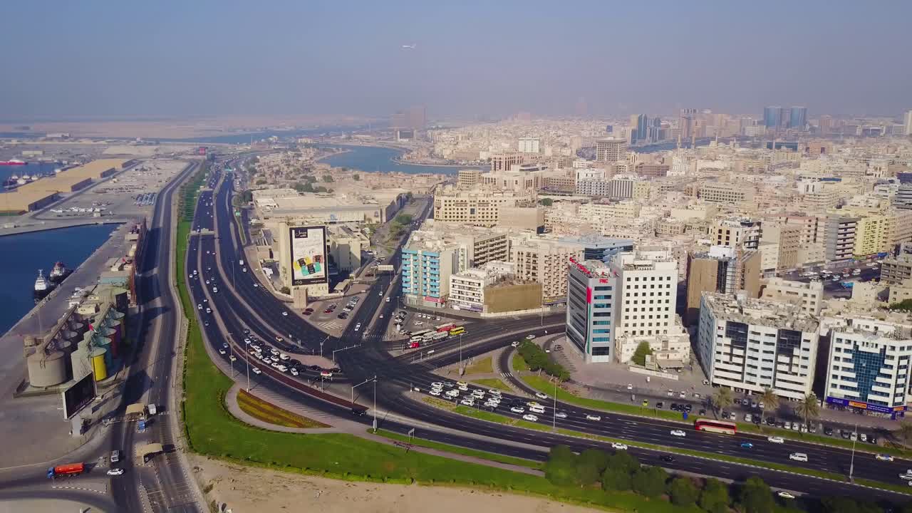 el paisaje urbano de dubái vista aérea